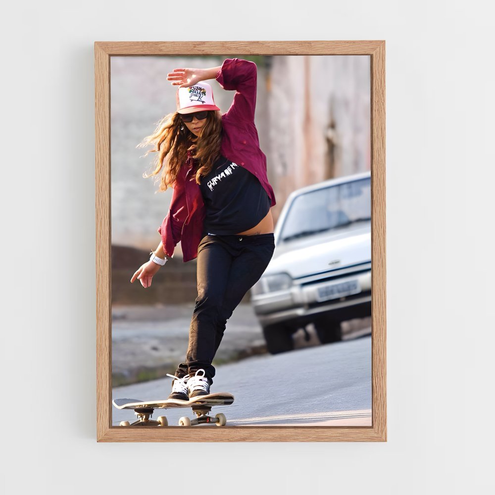 Poster Leticia bufoni skateurs – affiche Skateboard (vue 4)